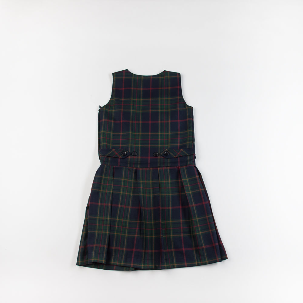 Newton School - Uniforms. KG Girls Pinafore, Tartan