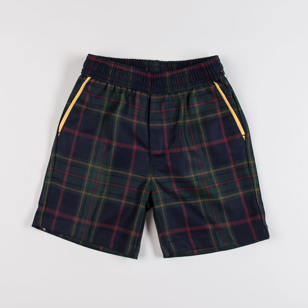 Newton School Uniforms. KG Boys Bermuda, Tartan