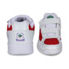 Picture of Kids School Shoes-White/Red (Optional)